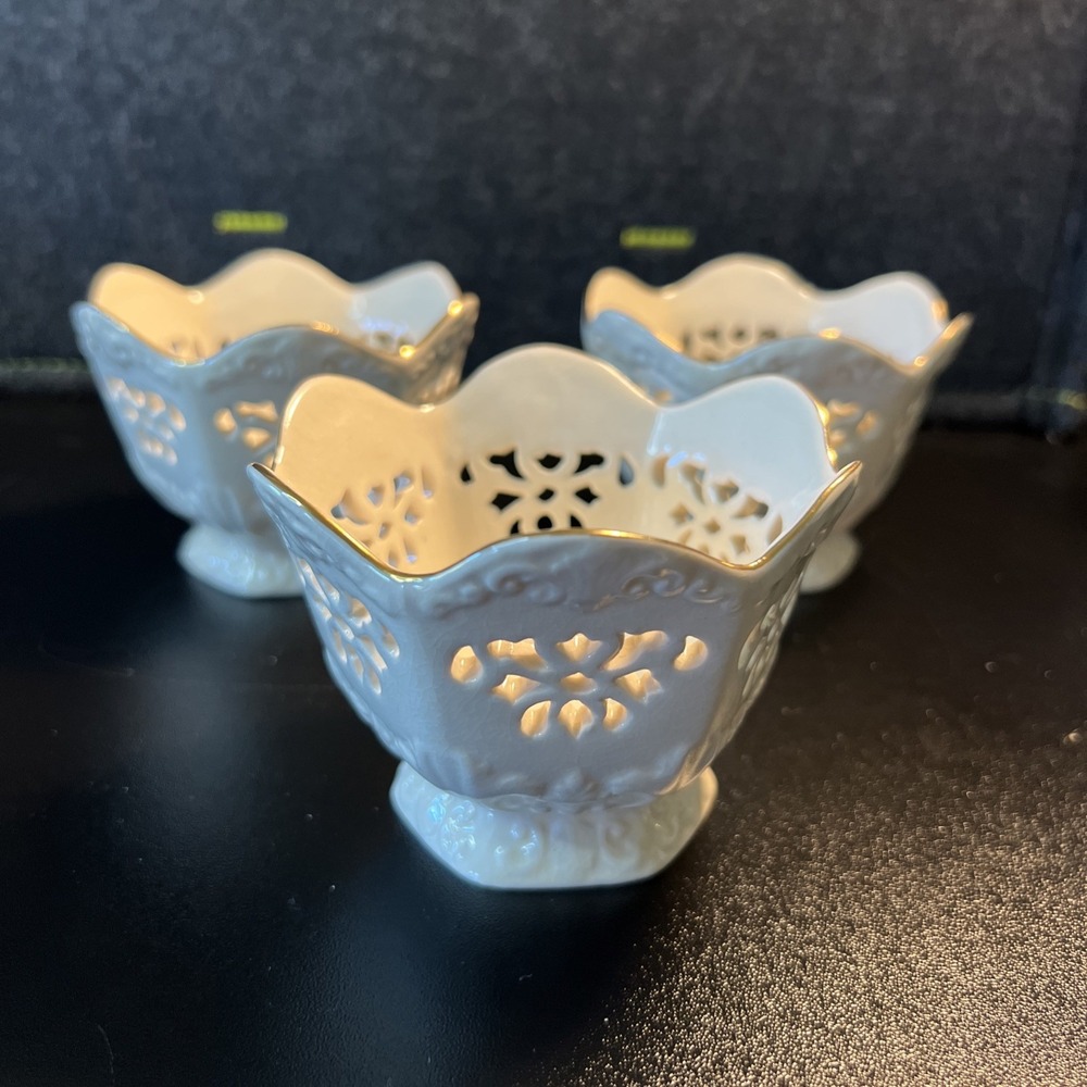 Paul Sebastian (PS) - 1996 Limited Edition, Set Of Three Votive‎ Candle Holders